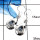 Blue Topaz D - SDE594-Stunning Cut Gemstones Handmade Wedding Earrings 925 Sterling Silver