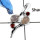 Rose Quartz & Garnet C - CSP908-GRACEFUL DESIGNER PENDENT 925 STERLING SILVER