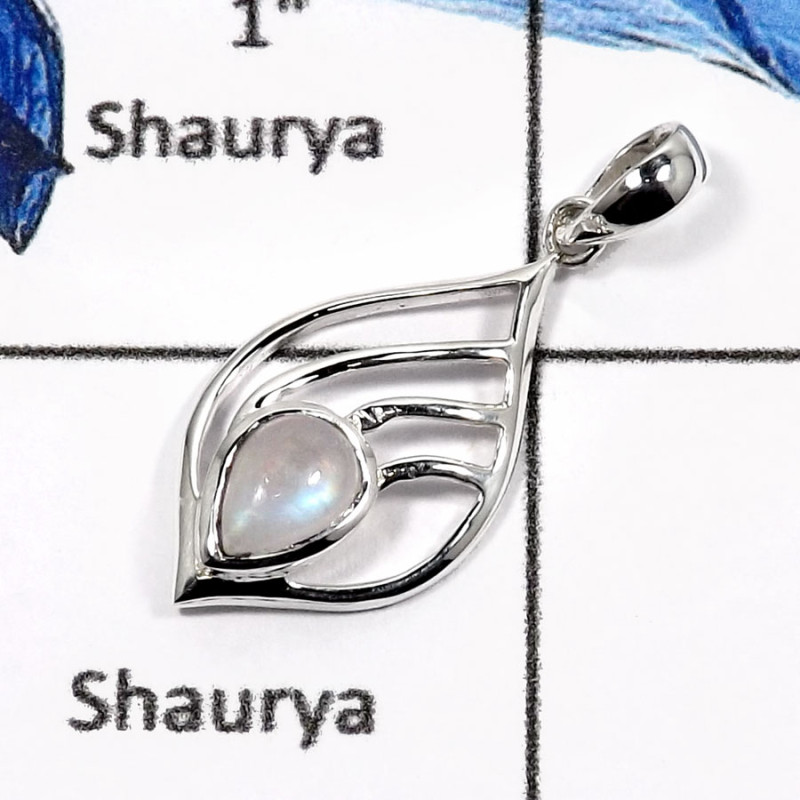 Rainbow Moonstone A - CSP907-Attracting Latest Design Fashionable Casting Pendants 925 Sterling Silver