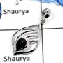 Black Onyx B - CSP907-Attracting Latest Design Fashionable Casting Pendants 925 Sterling Silver