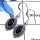 Lapis Lazuli B - SDE584-Exclusive Cabochon Gemstone's Designer Fashionable Earrings 925 Sterling Silver