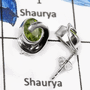 Peridot C - SSE837-Latest Design Handmade For Girl's Stud Earrings 925 Sterling Silver