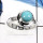 Larimar Cab E - RSS831-Beautiful Party Wear Fashionable Small Rings 925 Sterling Silver