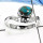 Blue Copper Turquoise F - RSS827-Fabulous Cabochon Gemstones Designer Light Weight Rings 925 Sterling Silver