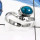 Blue Turquoise I - RSS827-Fabulous Cabochon Gemstones Designer Light Weight Rings 925 Sterling Silver