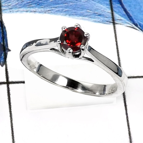 Garnet Cut O - RSS820-Natural Cut New Design Wholesale Rings 925 Sterling Silver Garnet Cut O - RSS820-Natural Cut New Design Wholesale Rings 925 Sterling Silver