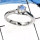Rainbow Moonstone O - RSS819-Latest New Design Cut Gemstones Small Rings 925 Sterling Silver