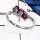 Rhodolite Garnet G - RSS817-Amazing Cut Gemstones Designer Fashion Rings 925 Sterling Silver
