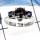 Mystic Quartz A - RSS816-Stunning Three Stone Cut Gemstone Wedding Rings 925 Sterling Silver