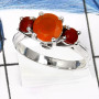 Carnelian Cut O - RSS815-Exclusive New Design Fashionable Rings 925 Sterling Silver