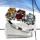 Citrine,Garnet & Blue Topaz F - RSS811-Latest New Design Cut Gemstones Wholesale Rings 925 Sterling Silver