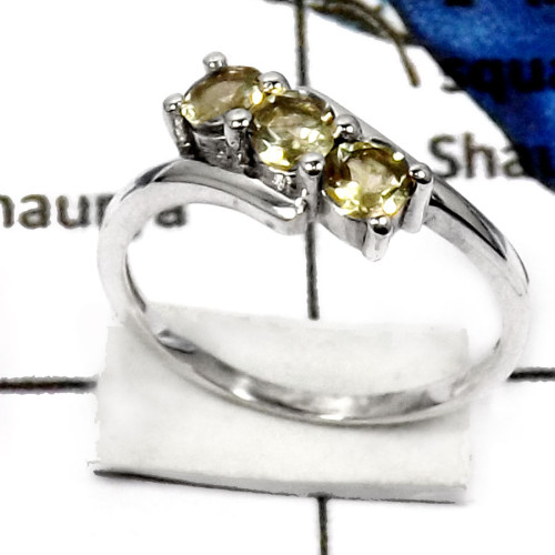 Lemon Cut B - RSS810-Eye Catching Cut Gemstone Weddings Rings 925 Sterling Silver Lemon Cut B - RSS810-Eye Catching Cut Gemstone Weddings Rings 925 Sterling Silver
