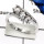 Crystal Quartz  C - RSS810-Eye Catching Cut Gemstone Weddings Rings 925 Sterling Silver