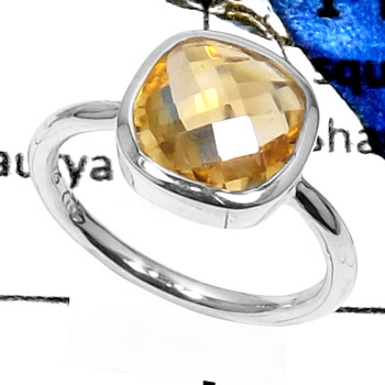 Citrine G - RSS809-GORGEOUS NATURAL DESIGNER RINGS 925 STERLING SILVER Citrine G - RSS809-GORGEOUS NATURAL DESIGNER RINGS 925 STERLING SILVER