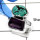 Tibet Turquoise & Amethyst Rough D - SRR977-Natural Rough Gemstone Plain Rings 925 Sterling Silver