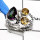Peridot,Citrine & Garnet A - RSS801-Natural Cut Gemstones Designer Rings 925 Sterling Silver