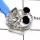 Black Onyx Cut & Crystal Quartz D - RSS801-Natural Cut Gemstones Designer Rings 925 Sterling Silver