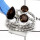 Smokey Quartz I - RSS801-Natural Cut Gemstones Designer Rings 925 Sterling Silver
