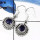 Iolite Cut B - SDE572-Fabulous Cut Gemstone Designer Wedding Earrings 925 Sterling Silver