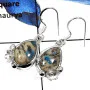 K2 Jasper Cab J - SDE568-ADORABLE PRECIOUS PARTY WEAR DESIGNER EARRINGS 925 STERLING SILVER