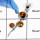 Tiger Eye & Citrine D - SSP757-Eye Catching New Design Cab & Cut Women's Pendants 925 Sterling Silver