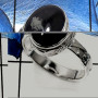 Snowflack D - RSS800-Stunning Cabochon Gemstone Designer Wholesale Designer Rings 925 Sterling Silver