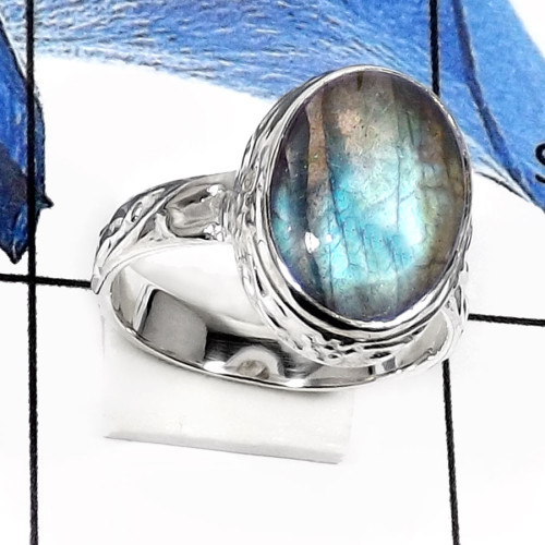 Labradorite Cab E - RSS800-Stunning Cabochon Gemstone Designer Wholesale Designer Rings 925 Sterling Silver