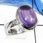 Amethyst Cab G - RSS800-Stunning Cabochon Gemstone Designer Wholesale Designer Rings 925 Sterling Silver