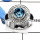 Blue Topaz O - RSS793-Valentine Special Stunning Cut Gemstone Fashion Ring 925 Sterling Silver