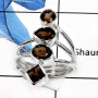 Smokey Quartz C - RSS792-Valentine Special Gorgeous Handmade Designer Rings 925 Sterling Silver