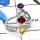 Citrine,Amethyst,Blue Topaz F - RSS792-Valentine Special Gorgeous Handmade Designer Rings 925 Sterling Silver