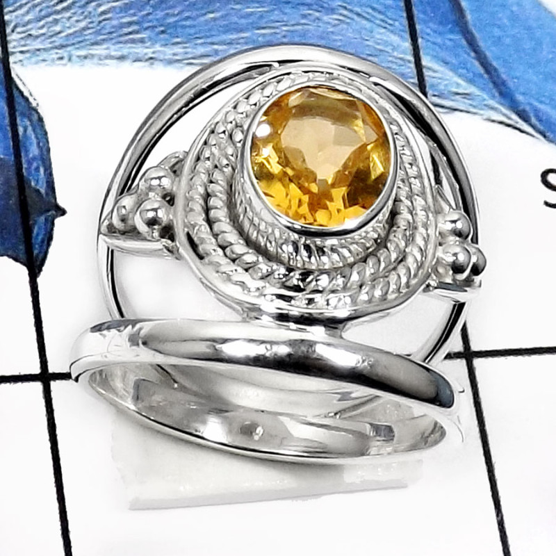 Citrine Cut O - RSS791-Valentine Special Elegant Designer Fashion Rings 925 Sterling Silver Citrine Cut O - RSS791-Valentine Special Elegant Designer Fashion Rings 925 Sterling Silver