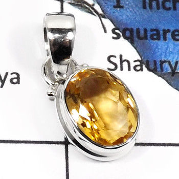 Citrine Cut H - ISP535-Natural Cut Citrine Gemstone Wholesale Pendants 925 Sterling Silver Citrine Cut H - ISP535-Natural Cut Citrine Gemstone Wholesale Pendants 925 Sterling Silver