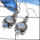 Rainbow Moonstone A - SDE551-Beautiful Cut & Cab Handmade Designer Women Earrings 925 Sterling Silver