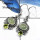 Peridot & Prehnite Cab E - SDE551-Beautiful Cut & Cab Handmade Designer Women Earrings 925 Sterling Silver