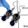 Iolite  C - SDE550-ATTRACTING CUT GEMSTONES HANDMADE WOMEN'S EARRINGS 925 STERLING SILVER