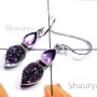 Druzy G - SDE948-Small Size Lovely Gemstone Pretty Earring