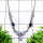 Rainbow moonstone G - SDN995-Exclusive Silver Semiprecious Gemstone Gorgeous Necklace
