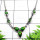 Green Turquoise I - SDN995-Exclusive Silver Semiprecious Gemstone Gorgeous Necklace