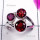 Garnet D - SDR982-Exclusive Silver Semiprecious Gemstone Trendy Ring