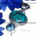 Blue copper Turquoise A - SD919-Semiprecious Gemstone Sterling Silver Stunning Pendant