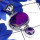 Purple Copper Turquoise B - SD919-Semiprecious Gemstone Sterling Silver Stunning Pendant