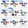 100 Pairs Studs Earrings STCAB100PS- Cab Gemstone Plain Setting 925 Silver