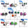 100 Pairs Studs Earrings STCAB100PS- Cab Gemstone Plain Setting 925 Silver
