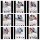 Stack Rings wholesale Lot - Rough Gemstone Stack rings Sterling Silver 925- STKWL250RF