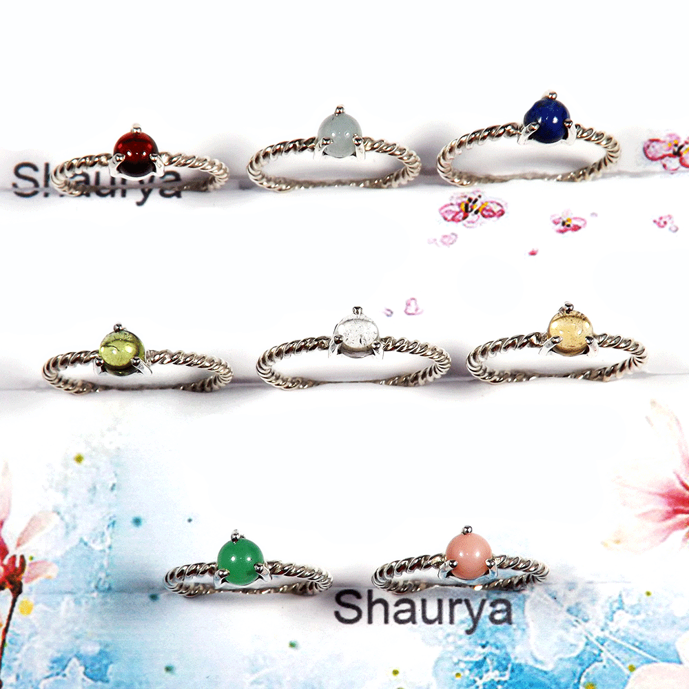 Multi Cab & Cut Gemstone - H SVP792 - Pretty Look Gemstone 925 Sterling Silver 8 Pcs Lots Light Weight Ring Multi Cab & Cut Gemstone - H SVP792 - Pretty Look Gemstone 925 Sterling Silver 8 Pcs Lots Light Weight Ring