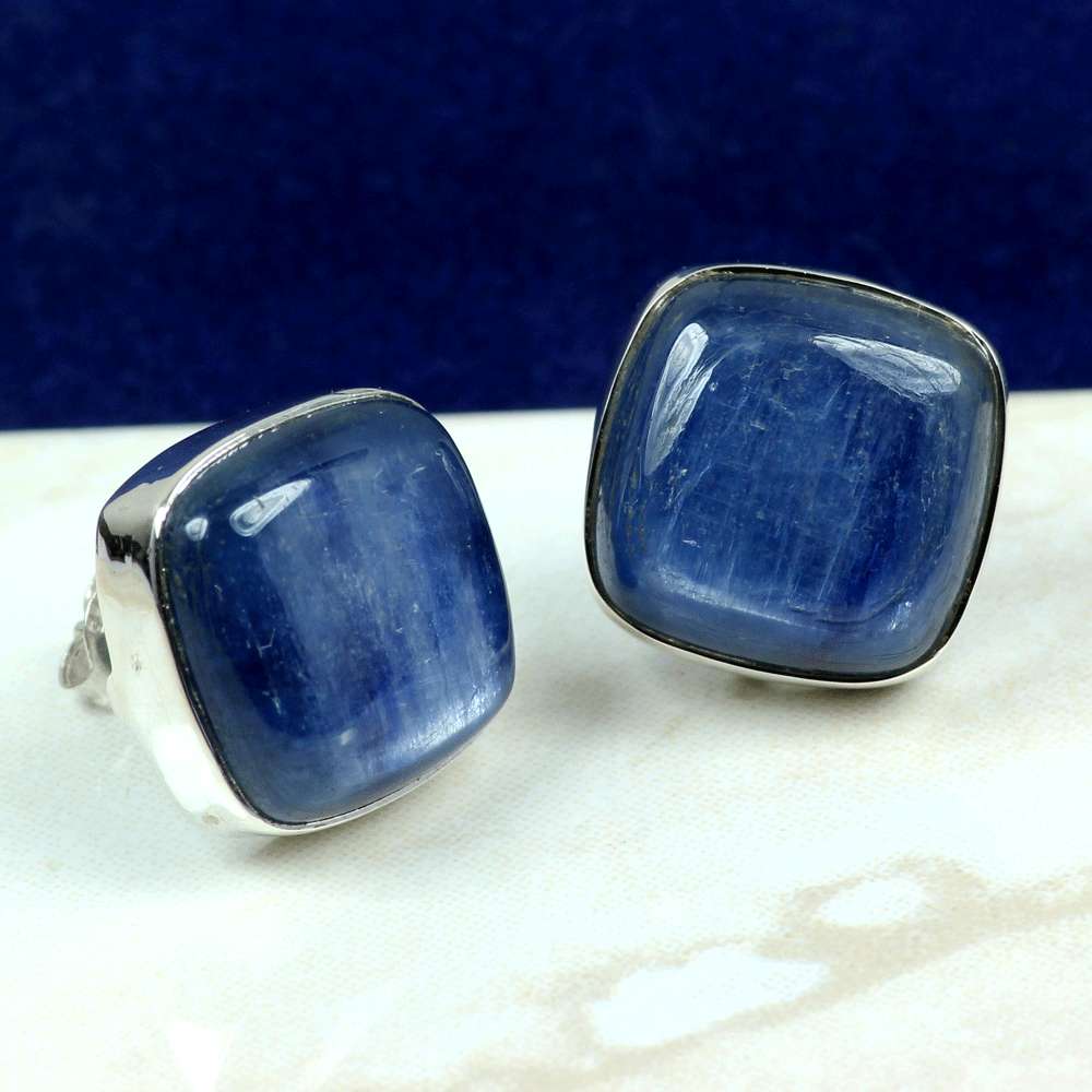 Kynite Cab E - SSE890- NATURAL GEMSTONE TRENDY STUD EARRINGS MADE IN 925 STERLI Kynite Cab E - SSE890- NATURAL GEMSTONE TRENDY STUD EARRINGS MADE IN 925 STERLI