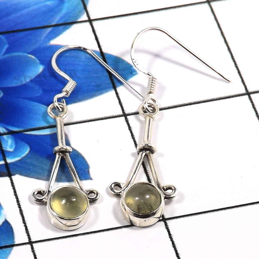 Prynite E - SDE770-925 Sterling Silver Fashionable Latest Designs Earrings W Prynite E - SDE770-925 Sterling Silver Fashionable Latest Designs Earrings W