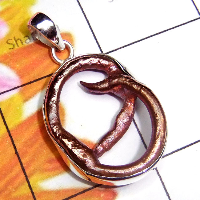 Silver and Copper Swirls